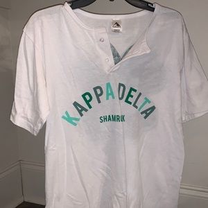 Kappa delta KD shamrock t shirt